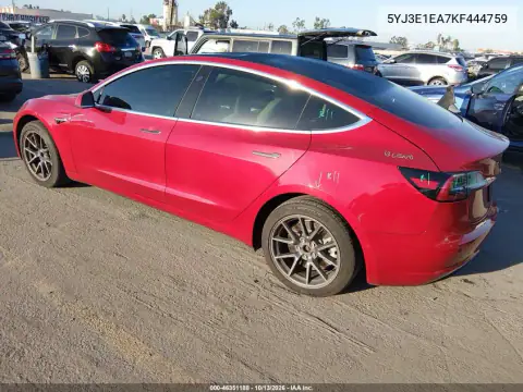 5YJ3E1EA7KF444759 — 2019 Tesla Model 3, фото 3 с аукциона IAAI, Задняя часть