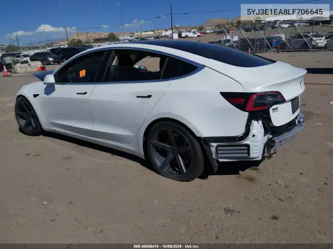 2020 Tesla Model 3 Standard Range Plus Rear-Wheel Drive/Standard Range Rear-Wheel Drive VIN 5YJ3E1EA8LF706645 фото 3