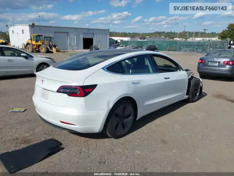 2020 Tesla Model 3 Standard Range Plus Rear-Wheel Drive/Standard Range Rear-Wheel Drive VIN 5YJ3E1EA5LF660143 фото 4