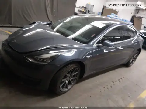 2020 Tesla Model 3 Long Range Dual Motor All-Wheel Drive VIN 5YJ3E1EB1LF800827 фото 2