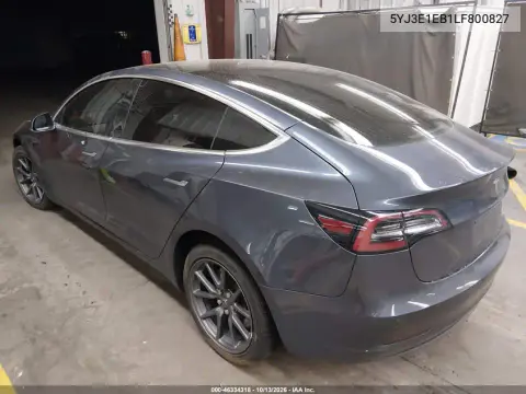 2020 Tesla Model 3 Long Range Dual Motor All-Wheel Drive VIN 5YJ3E1EB1LF800827 фото 3
