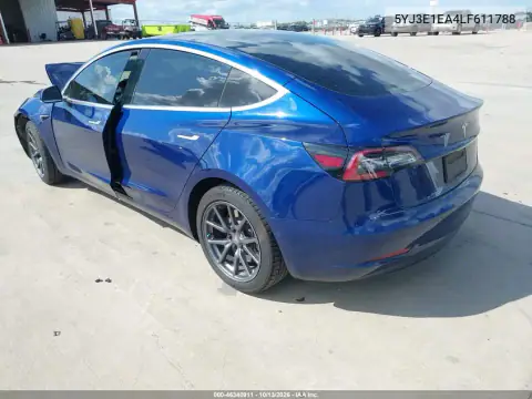 5YJ3E1EA4LF611788 — 2020 Tesla Model 3, фото 3 с аукциона IAAI, Передняя часть