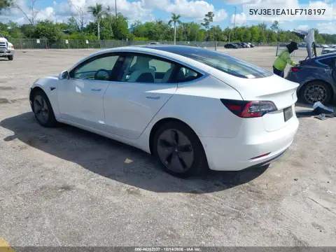 5YJ3E1EA1LF718197 — 2020 Tesla Model 3, фото 3 с аукциона IAAI, Естественный износ