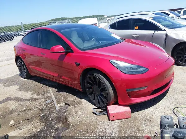 5YJ3E1ECXMF082933 — 2021 Tesla Model 3, Ходовая часть (Undercarriage), фото до ремонта