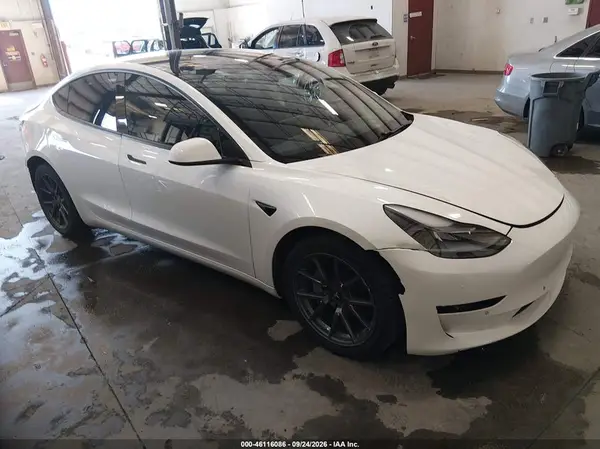 5YJ3E1EB1MF938983 — 2021 Tesla Model 3, Задняя часть (Rear), фото до ремонта