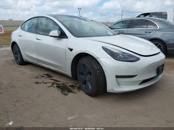 5YJ3E1EA3MF096347 — 2021 Tesla Model 3, Левый бок (Left Side), фото до ремонта
