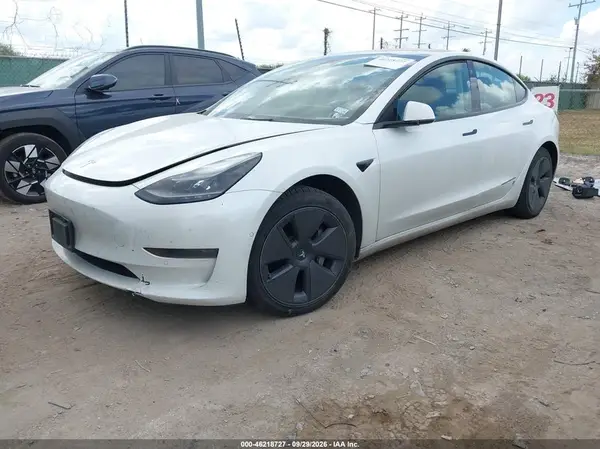 5YJ3E1EA3MF096347 — 2021 Tesla Model 3, фото 2 с аукциона IAAI, Левый бок