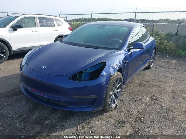 5YJ3E1EA2NF337591 — 2022 Tesla Model 3, фото 2 с аукциона IAAI 28.09.2026, Подвеска