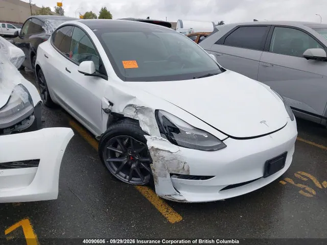 2022 Tesla MODEL 3 VIN 5YJ3E1EAXNF318349 фото 1