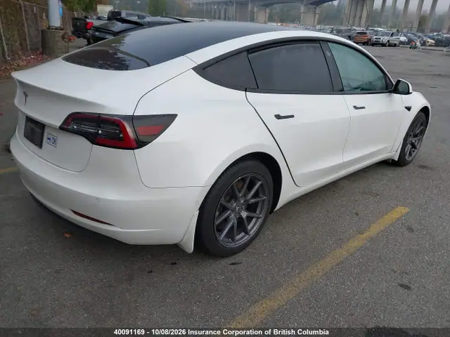5YJ3E1EA1NF174335 — 2022 Tesla Model 3, фото 4 с аукциона IAAI 14.10.2026, Левый бок