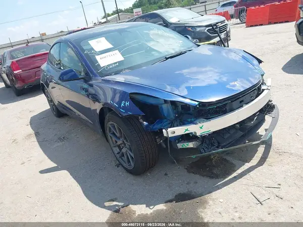 5YJ3E1EA5NF374375 — 2022 Tesla Model 3, REPOSSESSION, фото до ремонта