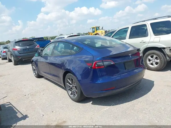 5YJ3E1EA5NF374375 — 2022 Tesla Model 3, фото 3 с аукциона IAAI, REPOSSESSION
