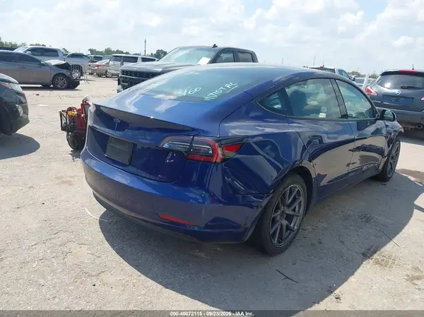 5YJ3E1EA5NF374375 — 2022 Tesla Model 3, фото 4 с аукциона IAAI, REPOSSESSION
