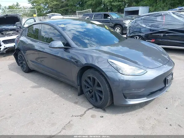 5YJ3E1EA2PF403558 — 2023 Tesla Model 3, Задняя часть справа (Right Rear), фото до ремонта