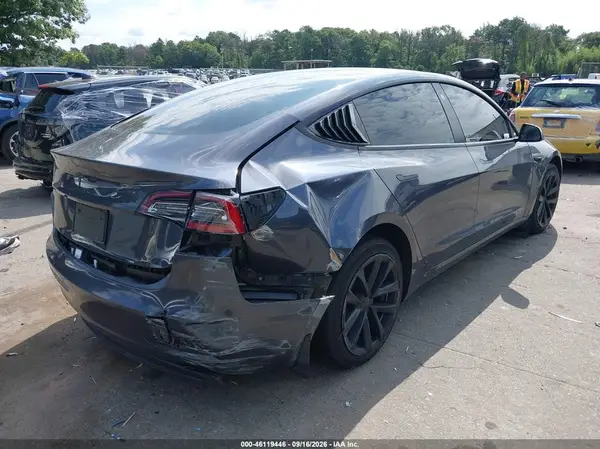 5YJ3E1EA2PF403558 — 2023 Tesla Model 3, фото 4 с аукциона IAAI 13.10.2026, Задняя часть справа
