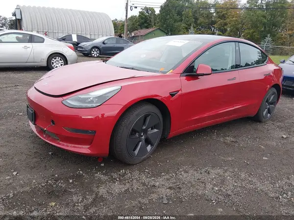 5YJ3E1EA6PF645432 — 2023 Tesla Model 3, фото 2 с аукциона IAAI, Подтопление