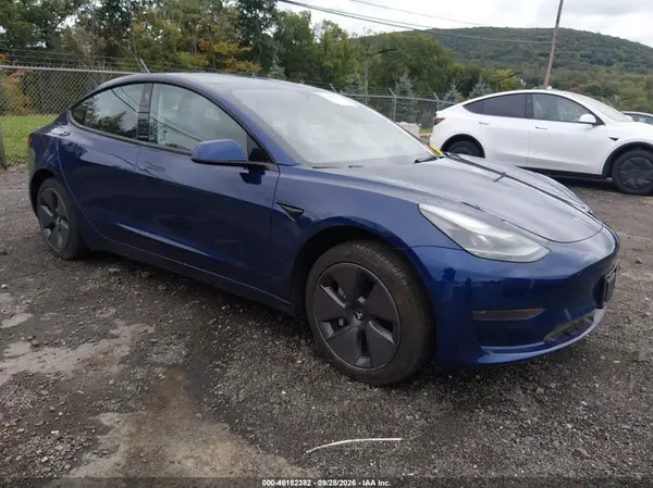 5YJ3E1EA2PF653477 — 2023 Tesla Model 3, Подтопление (Flood), фото до ремонта