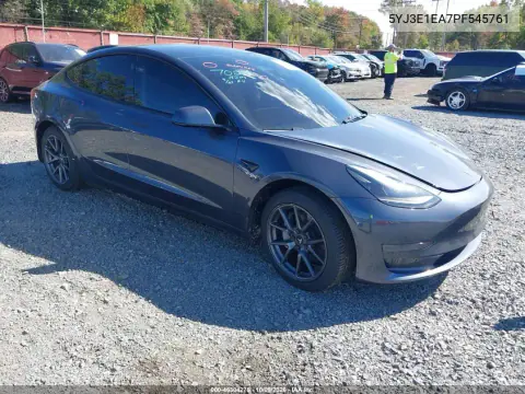 5YJ3E1EA7PF545761 — 2023 Tesla Model 3, Ходовая часть, фото до ремонта
