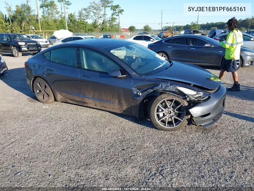 2023 Tesla Model 3 Long Range Dual Motor All-Wheel Drive VIN 5YJ3E1EB1PF665161 фото 1