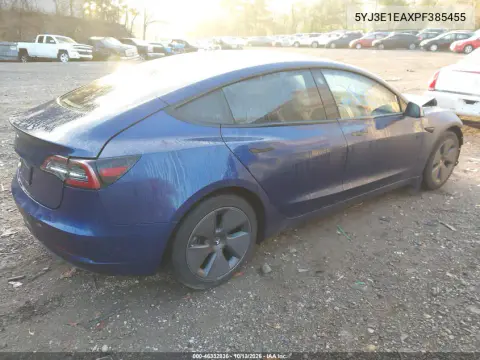 2023 Tesla Model 3 Rear-Wheel Drive VIN 5YJ3E1EAXPF385455 фото 4
