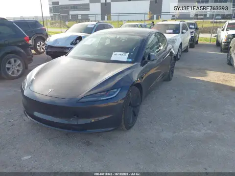 2024 Tesla Model 3 VIN 5YJ3E1EA5RF763393 фото 2
