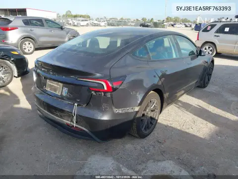 2024 Tesla Model 3 VIN 5YJ3E1EA5RF763393 фото 4