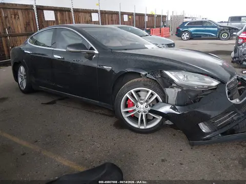 5YJSA1H1XEFP45730 — 2014 Tesla Model S P85, Передняя часть (Front End), фото до ремонта