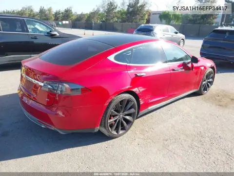 2014 Tesla Model S P85 VIN 5YJSA1H16EFP34417 фото 4