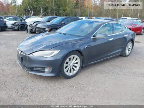 2016 Tesla Model S VIN 5YJSA1E24GF164949 фото 2