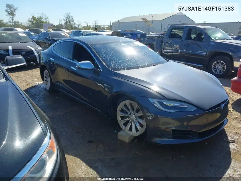 2016 Tesla Model S 60/70/75/85 VIN 5YJSA1E14GF151383 фото 1