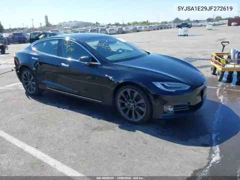 5YJSA1E29JF272619 — 2018 Tesla Model S, Сзади, фото до ремонта