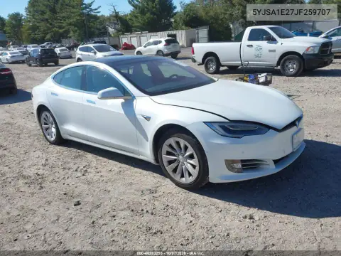 5YJSA1E27JF259707 — 2018 Tesla Model S, Электрика, фото до ремонта