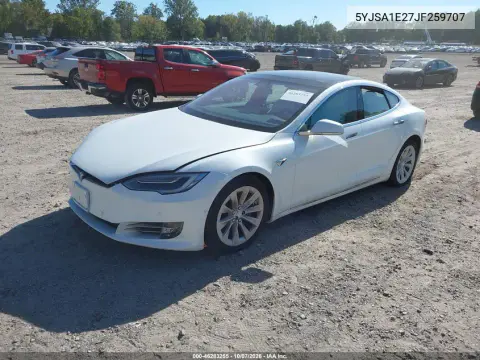 2018 Tesla Model S 100D/75D/P100D VIN 5YJSA1E27JF259707 фото 2