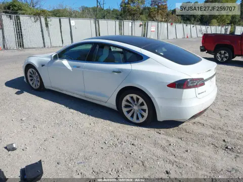 2018 Tesla Model S 100D/75D/P100D VIN 5YJSA1E27JF259707 фото 3