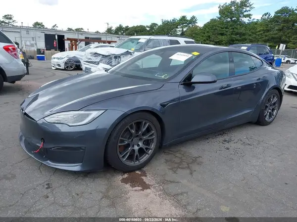 5YJSA1E51PF510689 — 2023 Tesla Model S, фото 2 с аукциона IAAI, Задняя часть
