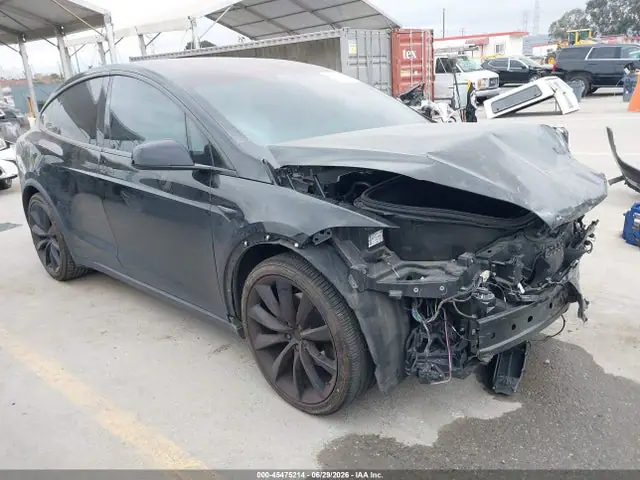 5YJXCBE20LF303863 — 2020 Tesla Model X Long Range Dual Motor ALL-Wheel Drive/Long Range Plus Dual Motor ALL-Wheel Drive, Передняя часть (Front End), фото до ремонта