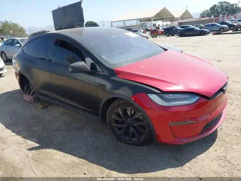 7SAXCBE69NF332786 — 2022 Tesla Model X Plaid Tri Motor ALL-Wheel Drive, Левый бок (Left Side), фото до ремонта