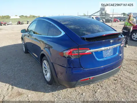 5YJXCAE29KF161425 — 2019 Tesla Model X, фото 3 с аукциона IAAI, Сзади слева