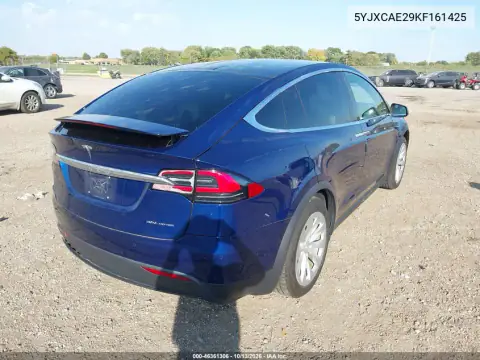 5YJXCAE29KF161425 — 2019 Tesla Model X, фото 4 с аукциона IAAI, Сзади слева