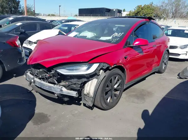 2022 TESLA MODEL X VIN 7SAXCBE65NF340514 фото 2