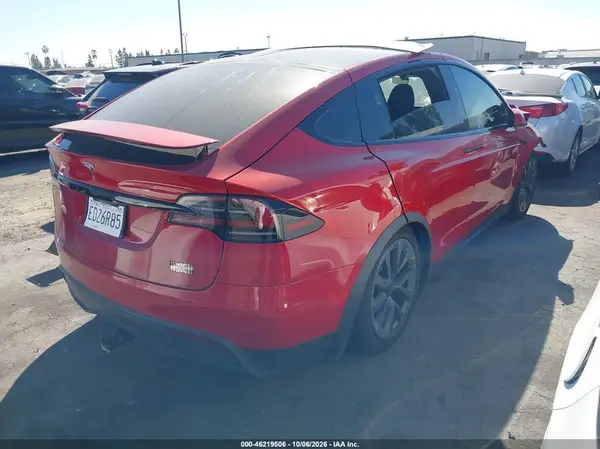 2022 TESLA MODEL X VIN 7SAXCBE65NF340514 фото 4