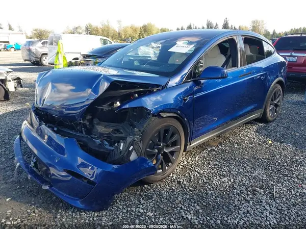 7SAXCBE52PF400582 — 2023 Tesla Model X, Передняя часть (Front End), фото до ремонта