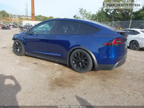 2023 Tesla Model X Dual Motor All-Wheel Drive/Standard Range VIN 7SAXCDE57PF397836 фото 3
