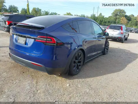 2023 Tesla Model X Dual Motor All-Wheel Drive/Standard Range VIN 7SAXCDE57PF397836 фото 4