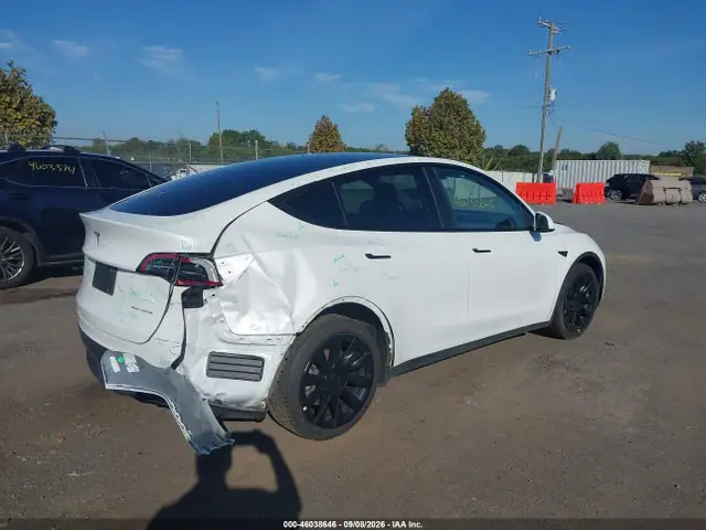 7SAYGAEEXPF666791 — 2023 Tesla Model Y AWD/Long Range Dual Motor ALL-Wheel Drive, фото 4 с аукциона IAAI 15.10.2026, Задняя часть справа