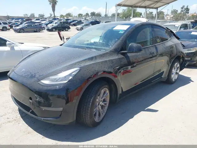 7SAYGDEE7NA022158 — 2022 Tesla Model Y Long Range Dual Motor ALL-Wheel Drive, фото 2 с аукциона IAAI 30.09.2026, Задняя часть