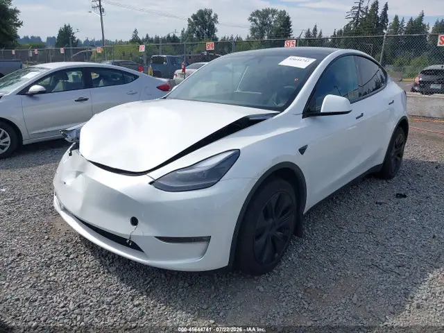 7SAYGDEE4SF284279 — 2025 Tesla Model Y Long Range Dual Motor ALL-Wheel Drive, фото 2 с аукциона IAAI 30.09.2026, Передняя часть