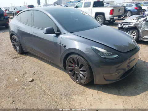 5YJYGDEF0MF081740 — 2021 Tesla Model Y Performance Dual Motor ALL-Wheel Drive, Передняя часть (Front End), фото до ремонта