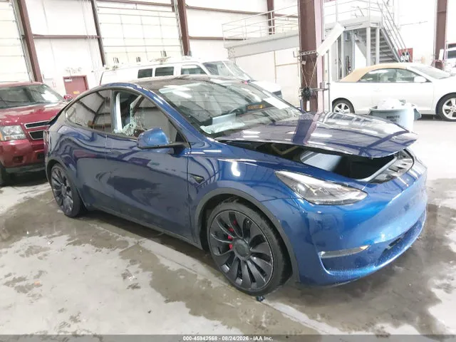 2021 Tesla Model Y Performance Dual Motor All-wheel Drive VIN 5YJYGDEF3MF157631 фото 1