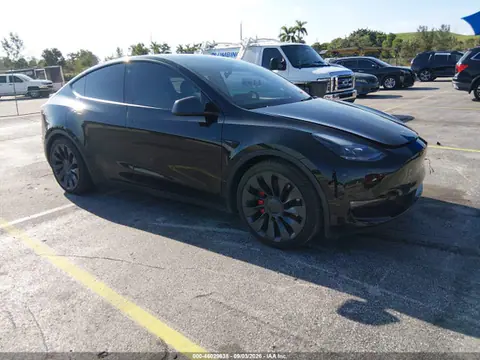 5YJYGDEF7MF252709 — 2021 Tesla Model Y Performance Dual Motor ALL-Wheel Drive, Левый бок (Left Side), фото до ремонта